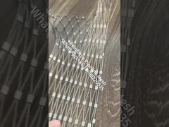 SS304 Diamond Hole Shape Woven Helideck Safety Net for delideck