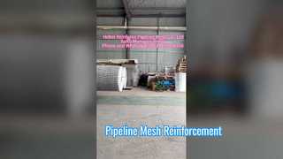 Concrete Weight Coating  Mesh Packing Video